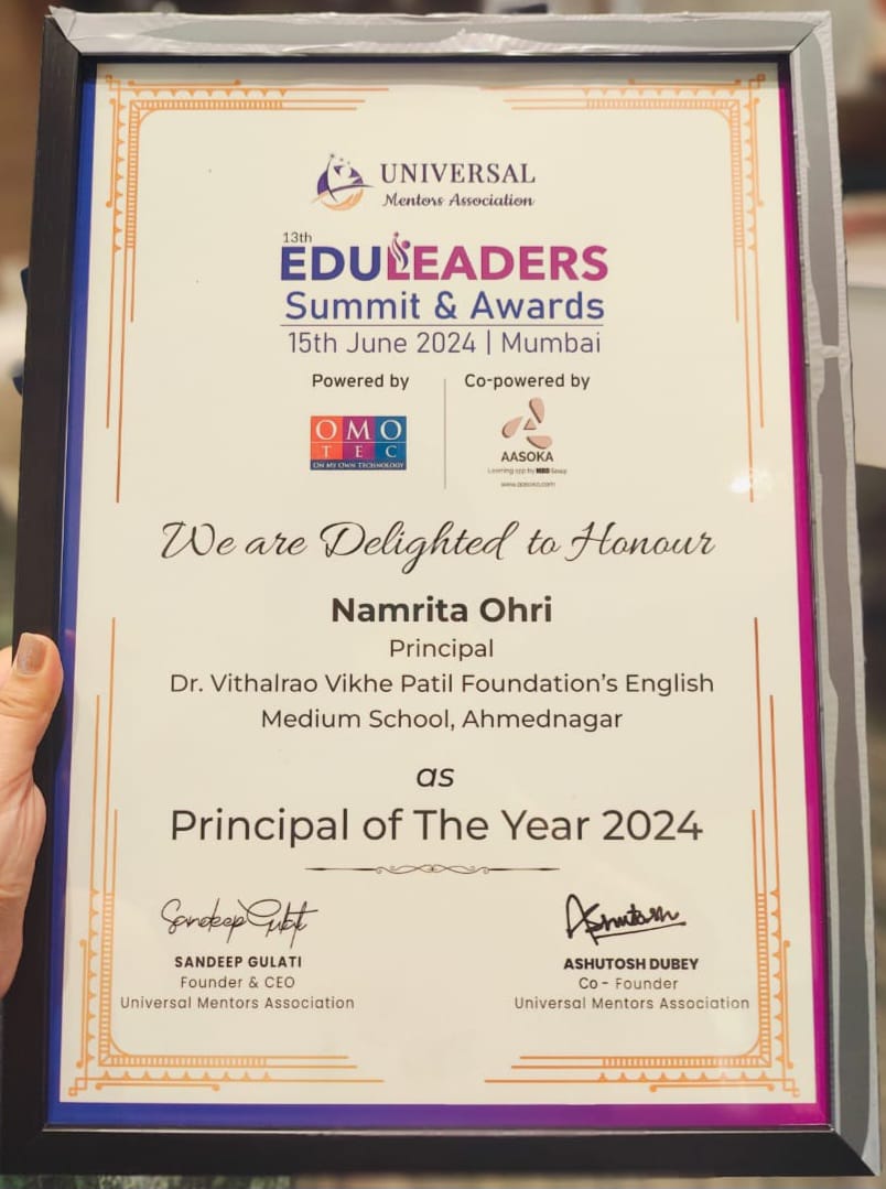 Principal of the year 2024
